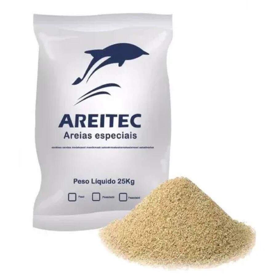 Areia Média 25kg Areitec