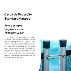 Cerca Para Piscina Maxpool Standard Módulo
