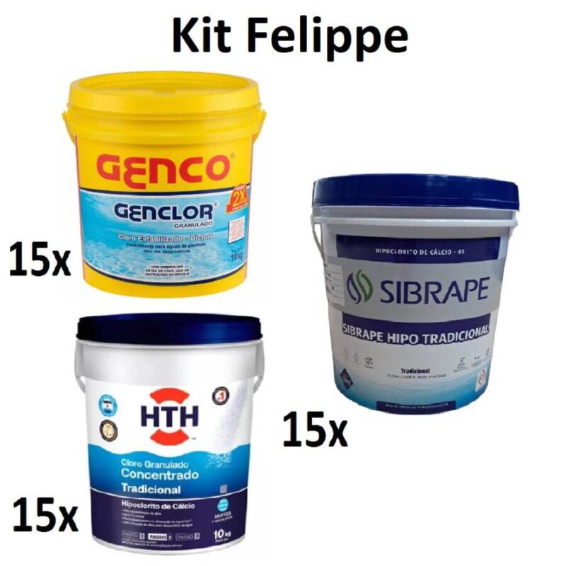 Kit Cloro Cliente Felippe