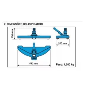 Aspirador Jumbo Limp Sodramar