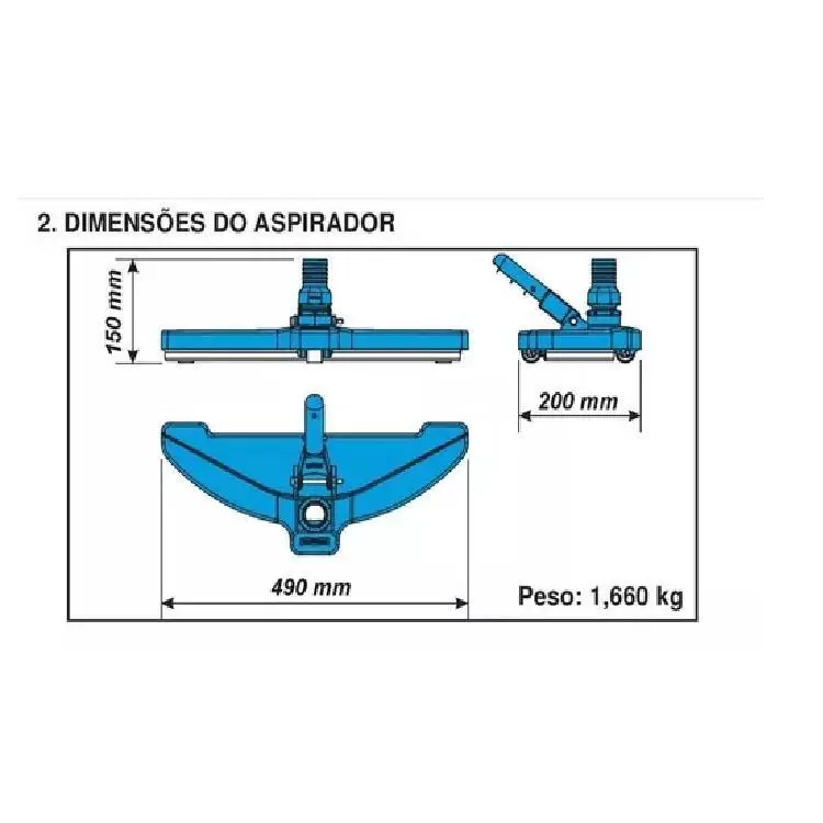 Aspirador Jumbo Limp Sodramar
